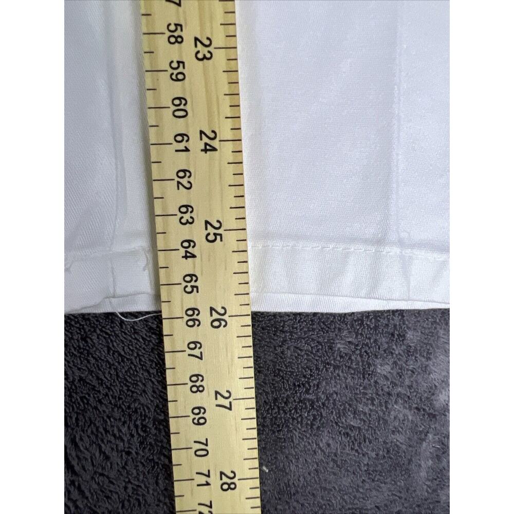 JMS Just My Size Women's Pull On White Pants Size 2XL Mid Rise 2 Pocket - Picture 8 of 8